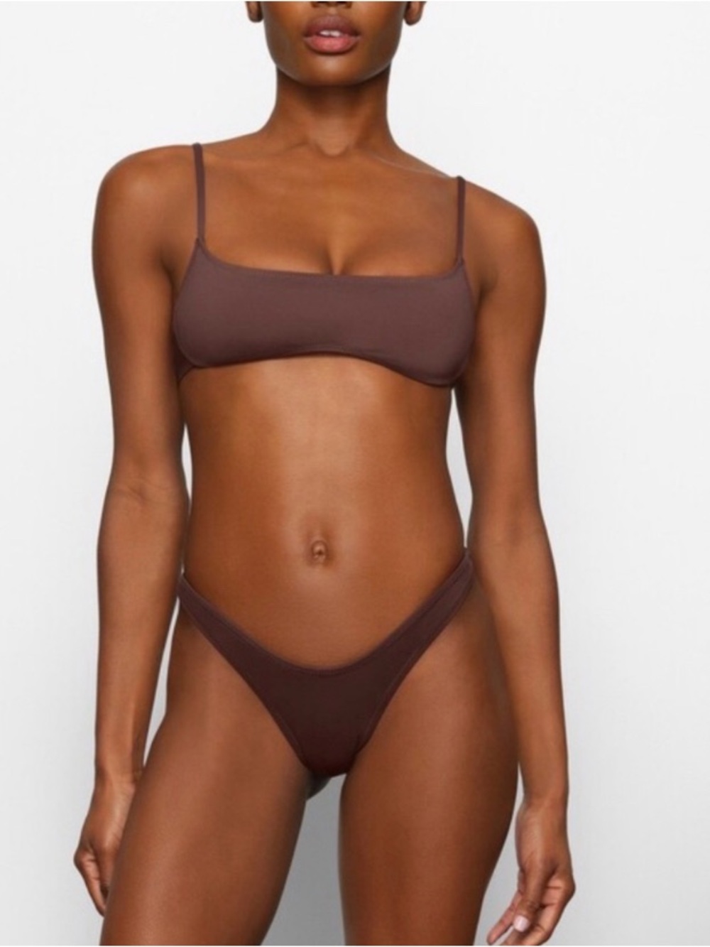SKIMS Micro Scoop Bikini Top S